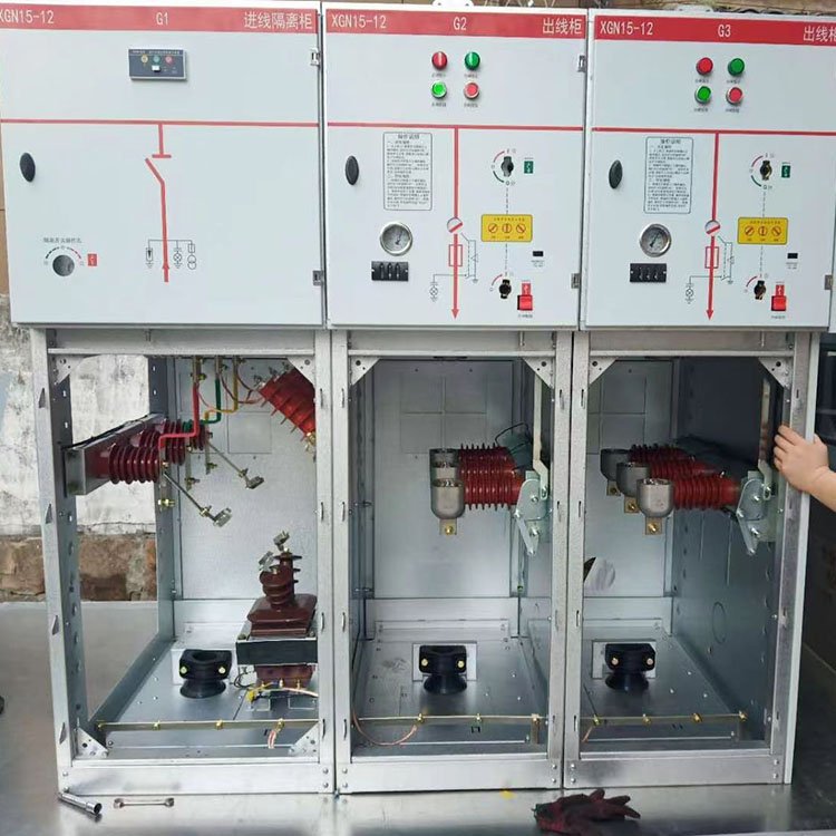 10kv高壓環(huán)網(wǎng)柜 xgn15-12六氟化硫高壓開關成套設備中置式開關柜 - 愛